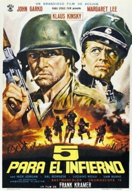 Постер фильма Пятеро из ада (1969)