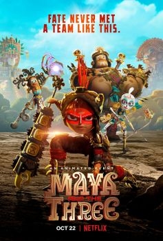 Постер мультфильма Майя и три воина (2021)